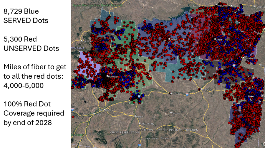 Fiber build obligation map